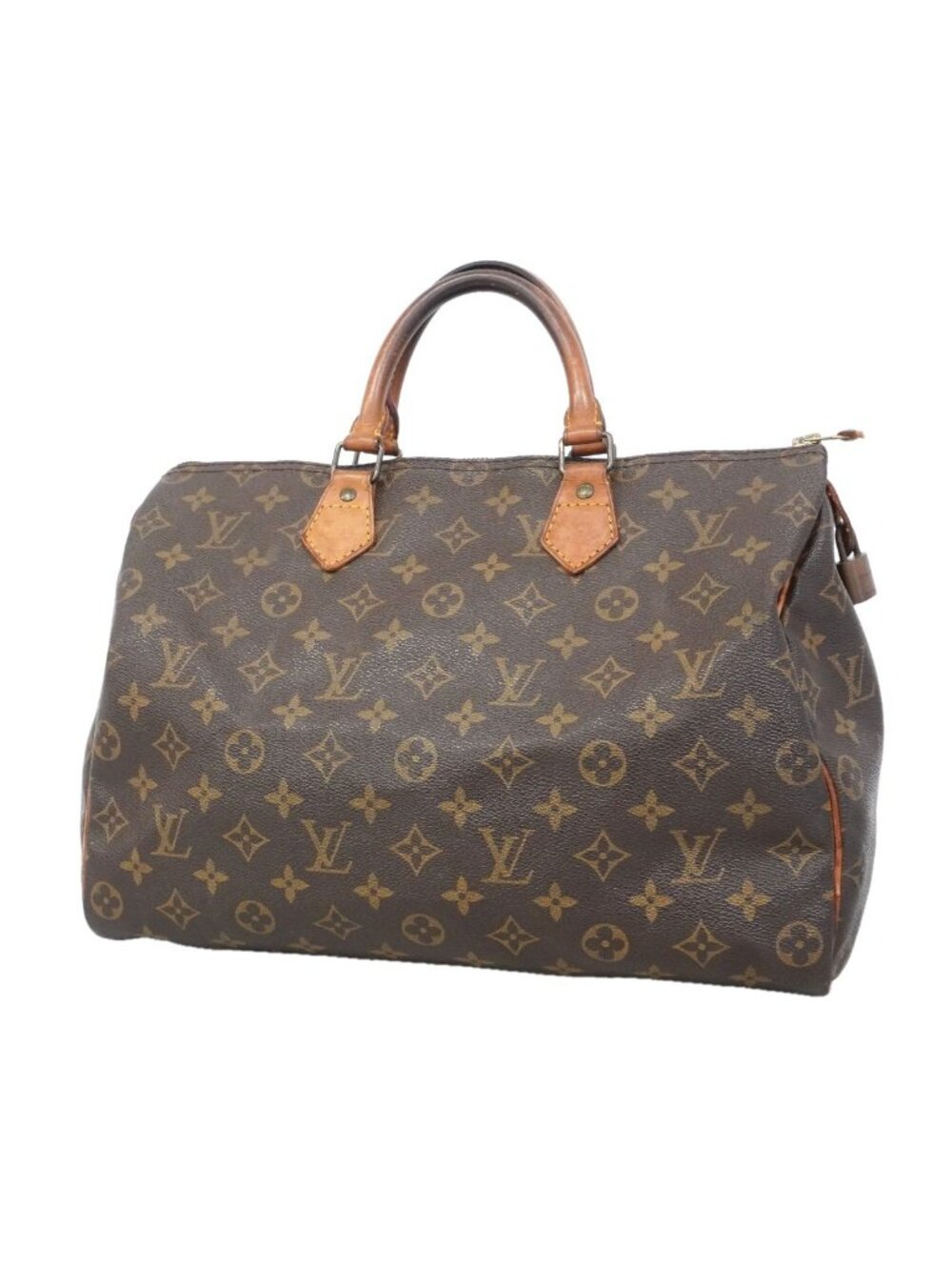 Louis Vuitton Handbag Monogram Speedy 35 Brown